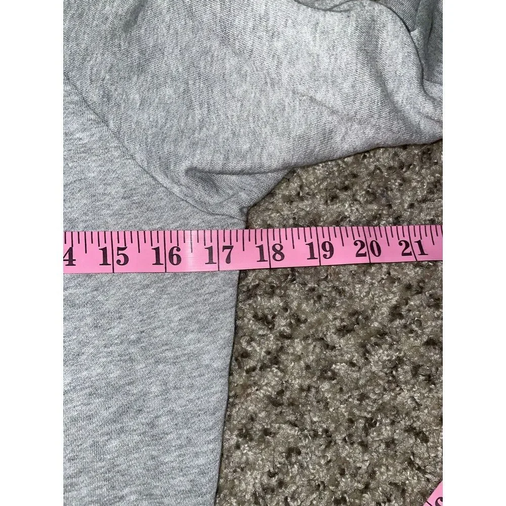 Nike Essentials Fleece Pullover Long Sleeve Hoodie Womens XS Gray‎ Blue